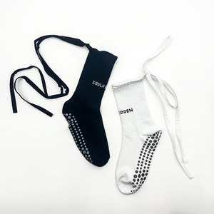 Vớ tập Yoga cotton chống trơn, không co rút, in logo tùy chỉnh dành cho nam nữ, sử dụng trong nhà và ngoài trời, tập luyện, Pilates - Product Image 5