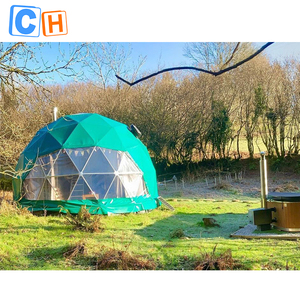 Cúpula grande personalizada para casa prefabricada, techo insonorizado, carpa de cúpula geodésica para complejo turístico - Product Image 3