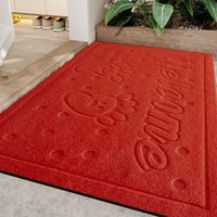 Tapis de sol en polyester de luxe, tapis de salon, lavable en machine, antidérapant, design moderne pour salon, salle de bain, tapis de prière islamique