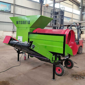 छोटे मोबाइल ट्राममेल स्क्रीन रेत सिविंग मशीन रोटरी सिफ्टर को रेत के बजरी मिट्टी के टोपसट कंपोस्ट स्क्रीन - Product Image 2