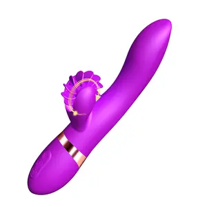Pulse Roller Tongue Lick Silicone Sex Massage Plug-in Adult G Point Clitoris Vibrator Women Insertable Sex Toy Vibrator