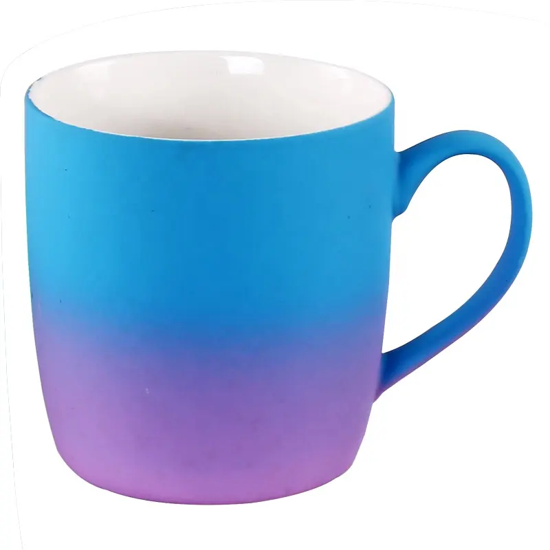 Gratis Monster 11Oz Koffiemok Stevige Sublimatie Cup Milieuvriendelijk Siliconen Soft Touch Porselein Kleur Mok