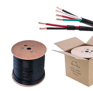 <span class=keywords><strong>สาย</strong></span>ลำโพงรถยนต์คุณภาพสูง 2 แกน OFC BC สำหรับส่งสัญญาณภาพและเสียง พร้อมขั้วต่อ RCA ทองแดงบริสุทธิ์ 99.99% ปราศจากออกซิเจน ไม่ใช้ฉนวนป้องกัน - Product Image 1