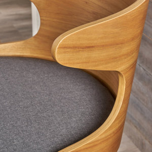 Modern Industrial New Wood <b>Stool</b> Kitchen Cafe Dining Chairs with Backrest for Restaurant Bar Hotel and Home Use (Set of 2) - Product Image 5