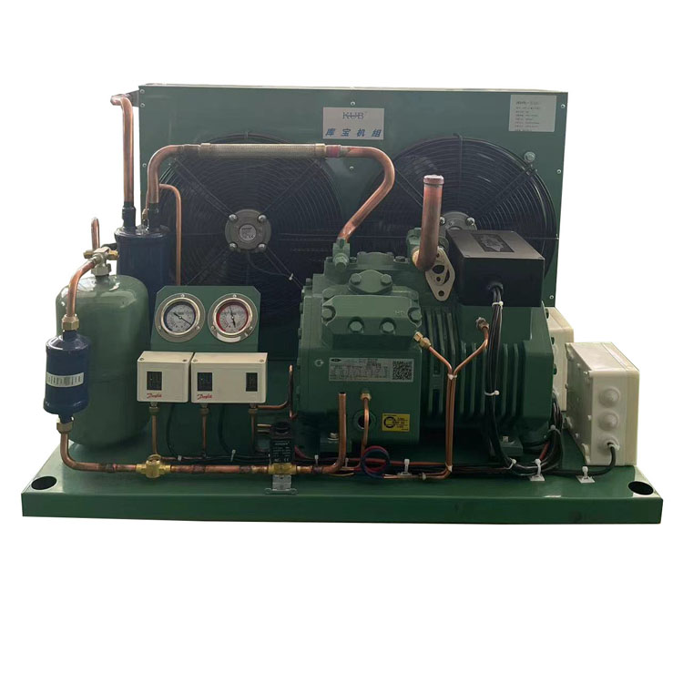 KUB/4DES-5Y Open type air cooled Marine corrosion-resistant 5HP condensing unit Copper tube copper fin condensing unit