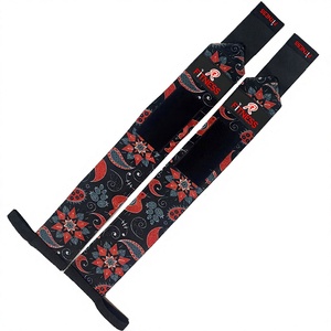RC Fitness Wear OEM ODM Customized Non-Slip Adjustable Weight Lifting Wrist <b>Wraps</b> Premium Wrist Support (Polyester Cotton) for - Product Image 1