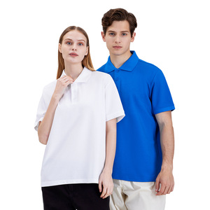 Custom Logo Mesh 200gsm 80% Cotton 20% Polyester Mesh Moisture Wicking Collared Breathable Promotional Work Polo Shirts