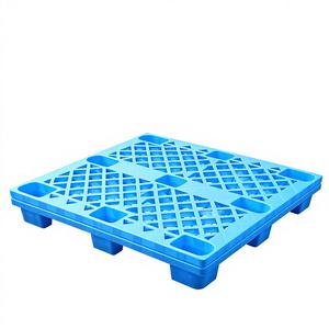 Palette Euro <span class=keywords><strong>simple</strong></span> face robuste et empilable à prix avantageux, entrée 4 directions, charge statique 4T, en PEHD 1010 1210, compatible rayonnage - Product Image 1