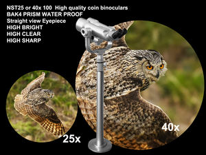 Prisma Bak4 de 25x100 de alta transparencia con soporte de aleación de aluminio de alta resistencia, montaje en U, telescopio astronómico de interior para ver - Product Image 2