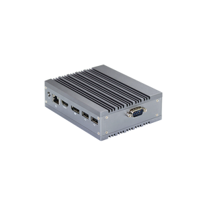 Mini PC industriel sans ventilateur Processeur Intel J4205 J3455 N4200 1 LAN/1 COM/4 USB Win <span class=keywords><strong>10</strong></span>/Centos/Ubuntu Mini PC Box État des stocks - Product Image 1