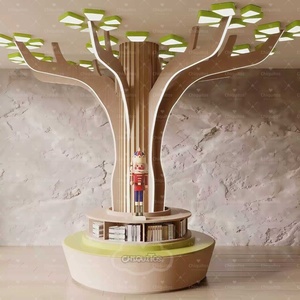 Envolturas Decorativas Personalizadas con Diseño de Árbol para Librerías, Muebles de <span class=keywords><strong>Biblioteca</strong></span>, Diseño de Librerías, Soluciones de Interiorismo para Escuelas - Product Image 3