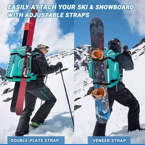 Échantillon Gratuit - Sac à Dos Imperméable et Résistant aux Déchirures pour Bottes de Ski et Casque de Snowboard - Sac de Voyage Durable pour Bottes de Snowboard - Product Image 5