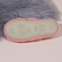 Vente en gros de pantoufles confortables en peluche d'hiver pour intérieur/extérieur pour maison Logo personnalisé Nouvelles idées de fruits Massage doux sans minimum