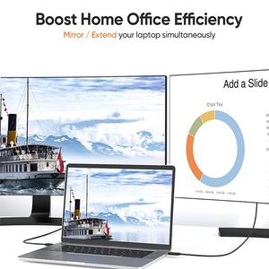 Adaptateur USB-C vers HDTV 4K pour <span class=keywords><strong>iPhone</strong></span> 15-17, MacBook Pro, Samsung Galaxy, téléphone Android vers TV, accessoires informatiques - Product Image 3