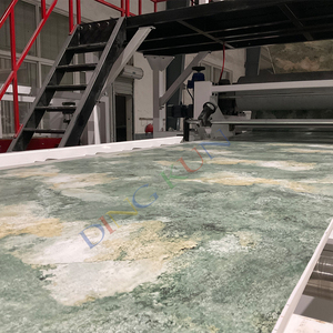 Laminado de impresión 3D con revestimiento UV CE, máquina de fabricación de láminas de mármol de <span class=keywords><strong>Pvc</strong></span> a prueba de agua para tablero decorativo de pared, lámina de mármol Uv - Product Image 4