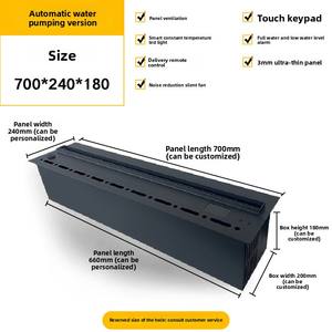 Winter New 3D Flame Electric Simulated <strong>Fireplace</strong> Metal <strong>TV</strong> <strong>Stand</strong> Built-In Humidifier Energy-Saving Home Hotel Commercial Use - Product Image 6