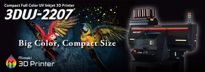 เครื่องพิมพ์อิงค์เจ็ท 3 มิติ Mimaki 3DUJ-2207 รุ่นใหม่ สีสันสดใส ความแม่นยำสูง ดีไซน์กะทัดรัด เสียงรบกวนและกลิ่นน้อย ใช้งานง่ายสำหรับมือใหม่ - Product Image 3