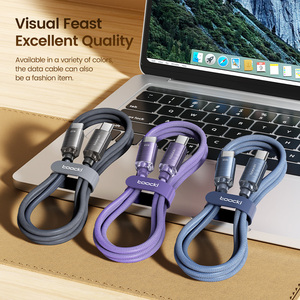Toocki OEM PD 100W kabel isi daya cepat, kabel pengisian daya komputer, kabel pengisian daya Cepat tipe-c ke USB C untuk Huawei iPhone - Product Image 4