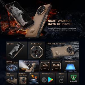 Ulefone ARMOR X16 <span class=keywords><strong>Pro</strong></span>, 8GB + 256GB, มองเห็นกลางคืน, โทรศัพท์ที่ทนทาน IP68/IP69K, เครือข่าย: 5g, NFC, OTG - Product Image 3