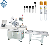 Etiquetadora Automática Horizontal para Tubos, Precio de Fábrica, Etiquetadora Ovalada para Bálsamo Labial