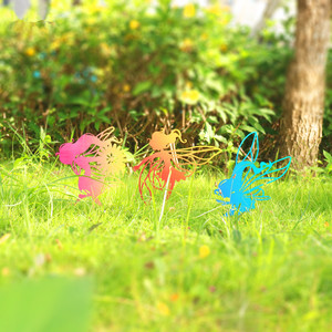 Offre Spéciale solaire papillon jardin piquets décor sol insérer créatif elfe métal artisanat sol jardin animal décoration - Product Image 6