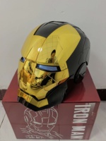 Casque électronique de super-héros à commande vocale pour cosplay, fêtes, enfants et adultes