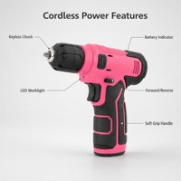 Ensemble de tournevis sans fil portable 8V, kit de tournevis électrique 76 pièces avec câble USB pour l'assemblage de meubles et le bricolage