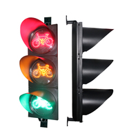 Feux de circulation de haute qualité IP66 Semaforo 200 mm 300 mm pour les croisements, feux de circulation LED multicolores, feux de signalisation