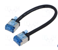 Cable de Conexión Flexible Ultrafino UTP STP SSTP Blindado Cat8 Cat7 Cat6a Cat6, Cable de Red RJ45 Flexible de 32AWG 30AWG