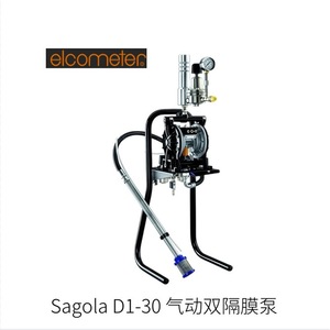 Pompe pneumatique à double diaphragme Elcometer Sagola D1-40 en acier inoxydable 304 avec membrane en caoutchouc téflon Mix D1-40 - Product Image 5