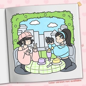 Libro da disegno a matita per <span class=keywords><strong>ragazze</strong></span> con pagine da colorare rosa rilassanti e disegni creativi di graffiti 20x20cm - Product Image 4