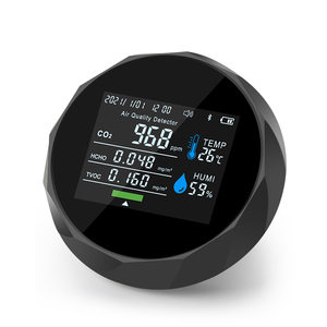 Máy Kiểm Tra Chất Lượng Khí BlueTooth Đa Chức Năng, Máy Kiểm Tra Không Khí TVOC HCHO CO2, Máy Kiểm Tra Nhiệt Độ Độ Ẩm, Kiểm Soát Ứng Dụng, Sạc USB - Product Image 4