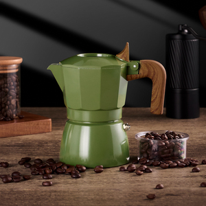 <span class=keywords><strong>Cafetera</strong></span> Moka <span class=keywords><strong>Italiana</strong></span> Clásica de Aluminio para <span class=keywords><strong>3</strong></span>, 6 y 9 <span class=keywords><strong>Tazas</strong></span> para Estufa con Válvulas Metálicas Dobles - Product Image 6