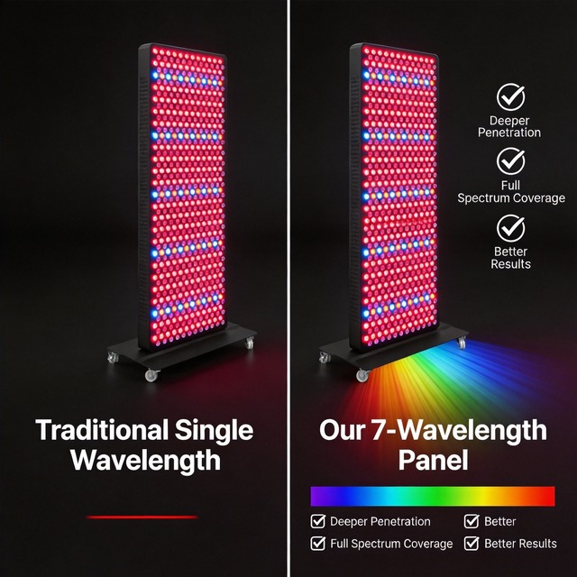 Factory New Design Phone Control Standing 3000W 9 Modes Red Light Therapy Panel for Pain Relief and Skin Care Low Moq