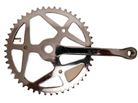Fixie vélo manivelle set 48T 130BCD CNC bicicleta pignon fixe vélo manivelle simple vitesse 700C piste vélo manivelle ensemble