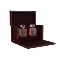 Boîtes rigides personnalisées de luxe écologiques pour emballages de parfums avec laminage brillant, gaufrage et finition UV, boîte cadeau pour bijoux