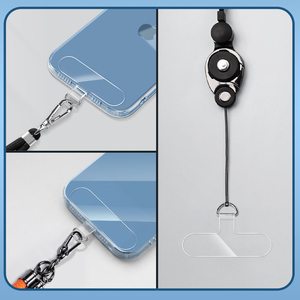 Parche de teléfono fuerte en forma de T para cordón, cordón de teléfono transparente, Parche transparente, almohadilla de silicona, Parche de cordón para teléfono móvil - Product Image 6