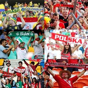 Bufandas de Spandex Personalizadas al por Mayor, Económicas, de Doble Cara, con Logotipo Publicitario, para Clubes de Fútbol y Selecciones Nacionales - Product Image 6