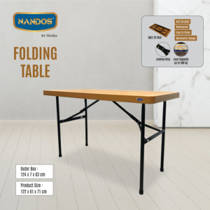 The Montana Marbella Modern <b>Folding</b> <b>Table</b> is perfect for versatile use in contemporary spaces or on-the-go needs. - Product Image 2