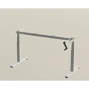 Sturdy Manual Crank <b>Desk</b> Adjustable <b>Desk</b> Sit-Stand <b>Desk</b> Supporting Up to 80kg Dynamic Weight Load - Product Image 6