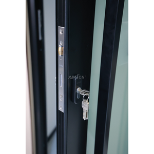 Taille <span class=keywords><strong>de</strong></span> <span class=keywords><strong>porte</strong></span> pivotante grande <span class=keywords><strong>porte</strong></span> d'entrée moderne en aluminium verre personnalisé conception graphique en aluminium cadre en bois <span class=keywords><strong>porte</strong></span> coulissante en verre pour villa - Product Image 4