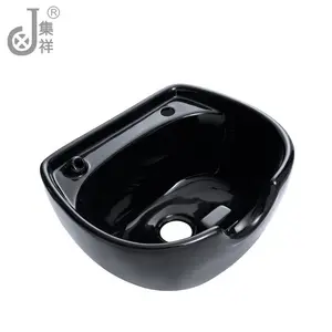 Barbershop Furniture Hairdressing Shampoo Bowl Shampoo Basin Beauty Salon Furniture Color Plastic Contemporary Black 10pcs 0802