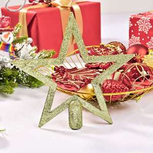 Ensemble de 110 boules de Noël rondes en plastique incassable, style festif, décorations pour arbre de Noël, cadeaux pour la maison - Product Image 4