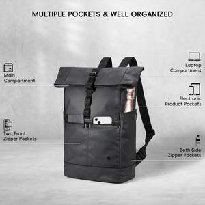 Muestra Gratuita, Bolsa Deportiva Impermeable para Computadora al por Mayor, para Viajes, Convertible en Mochila Enrollable de Moda, para Uso Diario - Product Image 2