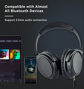 Tiếng Ồn Noise Cancelling Tai Nghe Có Thể Gập Lại Headphone AptX Độ Trễ Thấp Máy Tính Tai Nghe Không Dây - Product Image 5