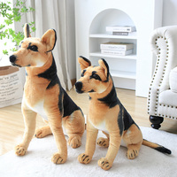 Peluche réaliste pour enfants, jouet sur pied, chien, personnalisé, simulation OEM, en forme de dessin animé, peluche d'animal