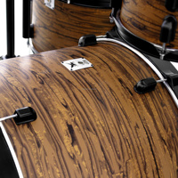 Beatello JBK Batterie, Suspension Non Indépendante, Kit Complet 5 Fûts Professionnel pour Batteur, Instrument de Musique