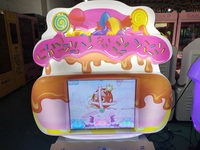 Machine de jeu d'arcade à pièces d'intérieur, machine de musique vidéo Drum King de luxe pour enfants à vendre
