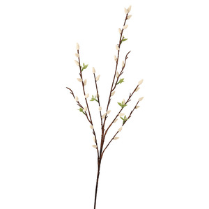 Branches d'Saule Argenté Artificielles en Plastique Blanc Haute Simulation pour Décoration de Mariage, Maison, Accessoires du Nouvel An et Arrangements Floraux - Product Image 4