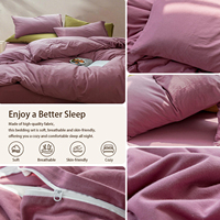 Parure de lit en coton de haute qualité pour la vente en gros – Housse de couette et taies d'oreiller toutes saisons pour la maison